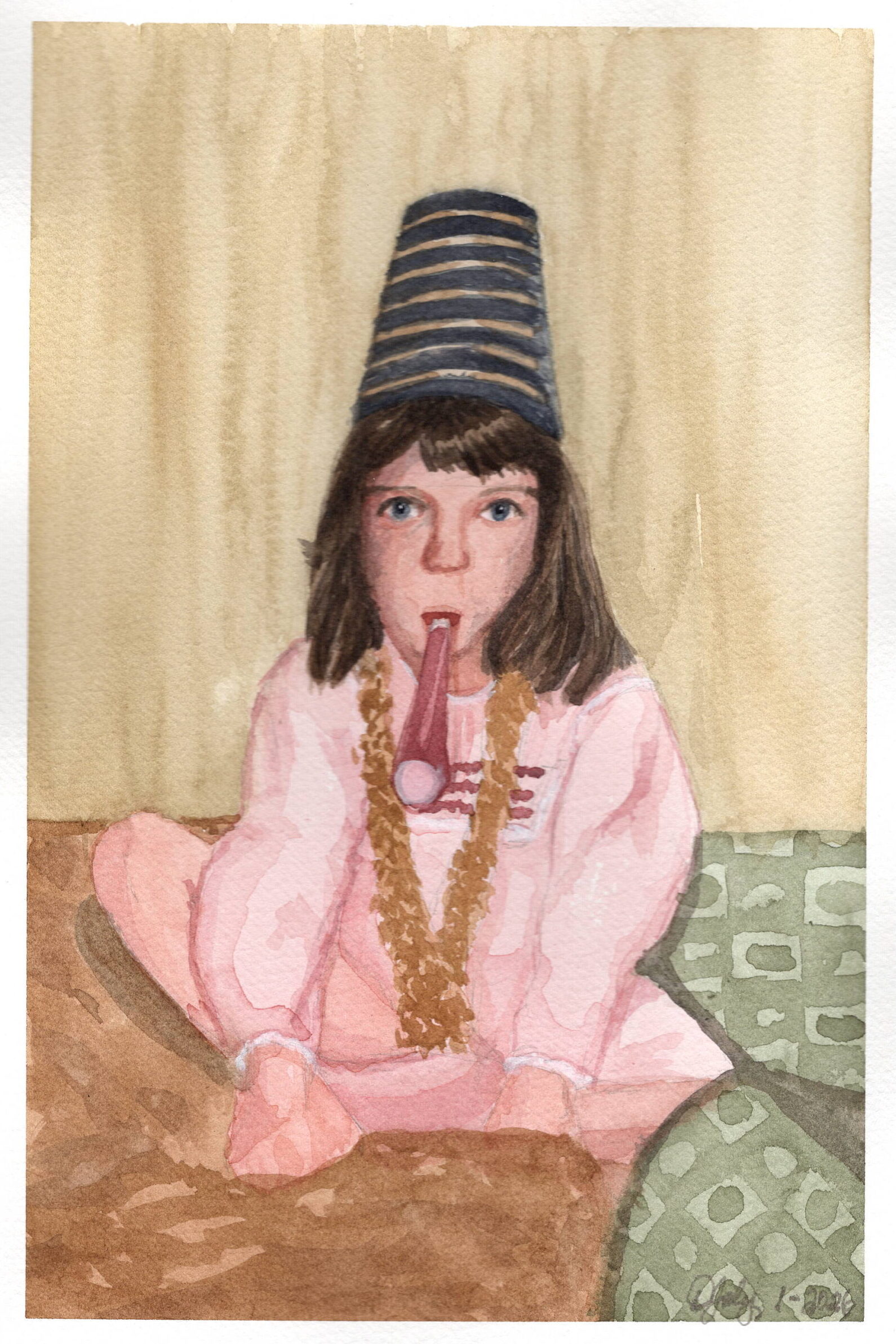 Turning a Blurry 1978 Family Photo into Art | Week 1 of my 52-Week Self-Portrait Challenge